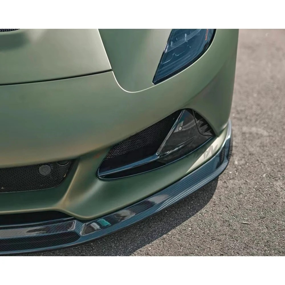 VST Style Front Bumper Lip for Lotus Emira Carbon